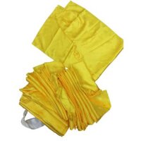 Quần áo dài nữ ống suông chất liệu phi bóng - M - Vàng chanh