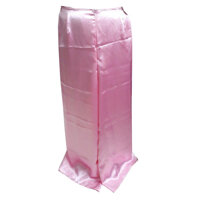 Quần áo dài nữ ống suông chất liệu phi bóng - 2XL - Hồng phấn