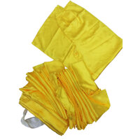 Quần áo dài nữ ống suông chất liệu phi bóng - 2XL - Vàng chanh