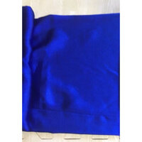 Quần áo dài nữ ống suông chất liệu phi bóng - 2XL - Xanh coban