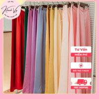 Quần Áo Dài Nữ Truyền Thống Vải Lụa Cao Cấp Đủ Size Nhiều Màu May Sẵn Đẹp vào Rẻ Áo Dài Khánh Vy