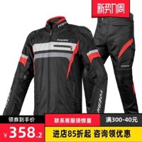 Quần áo đi xe mô tô Voerh dành cho nam và nữ, quần áo đi xe địa hình chống rơi, chống gió và chống mài mòn, đua xe bốn mùa quần áo đi phượt nam áo phượt