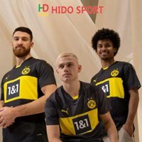 Quần áo Dortmund màu đen sân khách 2025