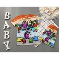 Quần áo in 3D thun lạnh thái hình among us 10-60kg