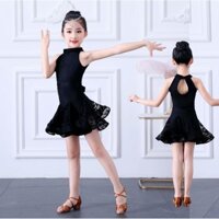 Quần áo khiêu vũ Latin Bé gái Quần áo tập luyện trẻ em Cuộc thi chuyên nghiệp Lớp thử nghiệm Váy bé gái Latin Quần áo biểu diễn mùa hè