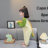 Quần Áo Khủng Long Nhỏ Trẻ Em Bộ Đồ Ngủ Một Mảnh Bé Trai Bé Gái Động Vật Hoạt Hình Túi Ngủ Xuân Thu Phong Cách Cho Bé Một Mảnh Một Mảnh20250102