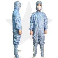 Quần áo liền thân chống tĩnh điện / quần áo liền thân trong phòng sạch