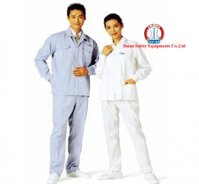 Quần áo may XK vải kaki  tĩnh điện Nhật dày, mầu xanh hải quan