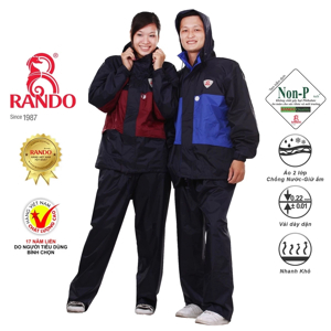 Quần áo mưa Rando 2 lớp