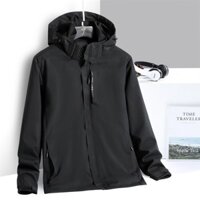 Quần Áo Mùa Thu Áo Khoác Nam Plus Kích Thước Áo Khoác Nam Chống Nước Có Mũ Trùm Đầu Oversize Windbreak Áo Khoác Cắm Trại Áo Đi Bộ Đường Dài Áo KhoácXB808