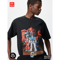Quần áo nam Uniqlo Áo thun ngắn tay in họa tiết GUNDAM Mobile Suit GUNDAM 480143
