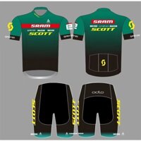 Quần áo ngắn đạp xe đội tuyển Scott chuyên nghiệp 2023