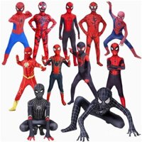 Quần áo người nhện halloween hoá trang siêu nhân trẻ em Maki