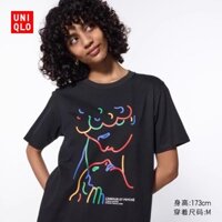 Quần áo nữ Uniqlo UT UTGP2024: Áo thun in hình bảo tàng Louvre / tay ngắn mới 473262