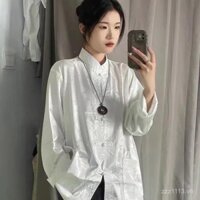 Quần áo tập Thái Cực Quyền phong cách Trung Quốc, áo phong cách quốc gia, phong cách Phật giáo, bộ đồ Hanfu nhẹ cải tiến cho phụ nữ, áo sơ mi Thái Cực Quyền, áo tang suit 12