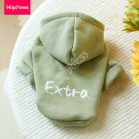 Quần áo thú cưng Quần áo hai chân cho chó Áo len màu xanh lá cây cho mèo