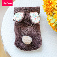 Quần áo thú cưng Quần áo hai chân cho chó Mèo Hoa Thỏ Áo khoác Cotton