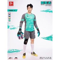 Quần áo thủ môn tay dài, bộ đồ đá banh có mút đệm tay và đệm đùi bảo vệ Just Play JP GEA
