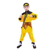 Quần Áo Tôn Ngộ Không Tề Thiên Đại Thánh - Bộ Vàng Cao Cấp Dành Cho Trẻ Em