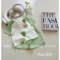 Quần áo trẻ em, bộ cộc tay cho bé trai bé gái size 5-15kg