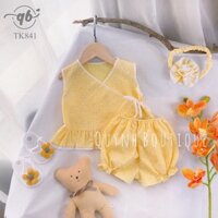 Quần áo trẻ em, đồ sơ sinh cho bé gái [ QUỲNH BOUTIQUE ] Bộ rời hoa nhí cho bé gái 0-24M