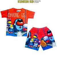 Quần áo trẻ em Kunkun Kid chất thun lạnh co giãn 4 chiều in 3D TP666 size đại từ 10-60kg