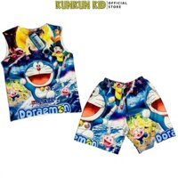 Quần áo trẻ em Kunkun Kid chất thun lạnh co giãn 4 chiều in 3D BL139 size đại từ 10-60kg