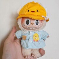 Quần áo trẻ em Labubupu Cotton Mẫu giáo dễ thương 17cm có thể đeo tai [Chỉ quần áo]