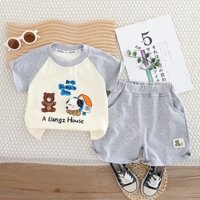 Quần áo trẻ em phù hợp với thể thao thời gian giải trí Bộ quần áo trẻ em ​Tank top thoải mái Quần áo mùa hè cho trẻ em Cool Max​ Bông