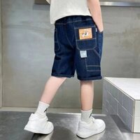 quần áo trẻ em Quần Short Denim Dáng Rộng Thời Trang Mùa Hè 2022 Mới Cho Bé Trai 5-8 Tuổi quần bé trai quần áo sơ sinh quần ngố bé trai quần jeans bé trai quần short jean bé trai quần jean trẻ em