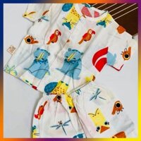 Quần áo trẻ em TÍT MÍT BABYXO bộ ngắn size XXL
