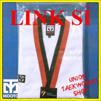 Quần Áo Võ Phục Taekwondo Cổ Đỏ Đen MOOTO x UnionTaekwondoSHOP dobok