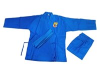 Quần áo võ phục VOVINAM BUFFALO vải PE cao 130cm (Kèm đai + Hiệu) ,166V (Bộ)