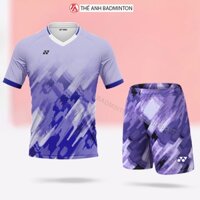 Quần Áo Yonex Cầu Lông Nam Nữ 282 Tím - Đội Tuyển China Tham Dự Olympic Paris Chất Liệu Mát Mẻ Co Giãn 4 Chiều