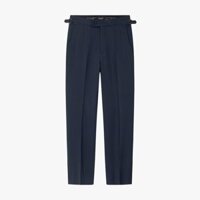 Quần Âu Cạp Sidetab Tím Than Tối Chống Nhăn, Co Giãn, Chống Bám Bẩn 8QAUT424TTT