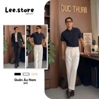 Quần Âu Nam Cạp Cao Lee Store From Đứng Không Mất Ly, Vải Chéo Cao Cấp, Dày Dặn Bền Màu, Chống Nhăn Chống Bai Xù