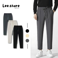Quần Âu Nam Cạp Chun Form Baggy Ống Đứng, Chất VảI Tuyết Hàn Không Nhăn Không Bai Xù Lee.store