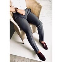 Quần âu nam Chất Tuyết Mưa loại đẹp, quần tây nam cam kết đẹp ưng ý(Ghi Xẫm)