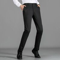 Quần âu nam đen , quần baggy co dãn ôm ống côn vải chống nhăn cao cấp không bai xù  ྇