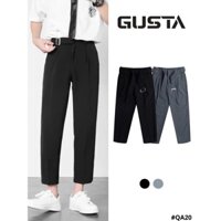Quần âu nam Gusta dáng straight fit cho nam mặc đi làm đi chơi co dãn tháng mát - QA21