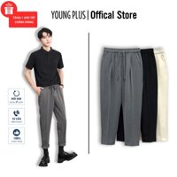 Quần âu nam Hàn Quốc ống rộng cạp chun, quần tây nam công sở  YOUNGPLUS - YP001