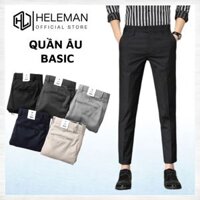 Quần âu nam hàn quốc, quần tây nam, quần vải nam ống côn dáng đứng công sở, mặc đi làm, đi chơi QA5M2 HELEMAN