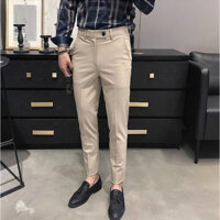 Quần Âu Nam Hàn Quốc, Quần Tây Nam Công Sở Bền Đẹp Dáng Ôm, Vải Không Nhăn Xù – Mens Store