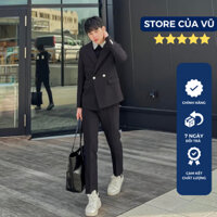 Quần âu nam ống rộng, quần tây nam phong cách Hàn Quốc