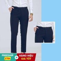 Quần Âu Nam Quần Tây Ống Đứng Thời Trang Công Sở Chất Vải Chéo Cao Cấp Phom Dáng Chuẩn Đẹp