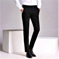 QUẦN ÂU NAM VẢI CO GIÃN LOẠI ĐẸP - QUẦN TÂY NAM - QUẦN NAM - MÀU GHI,32