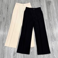 Quần âu nữ công sở lưng cao ống suông chất chéo ý cao cấp Emvy Fashion Q6