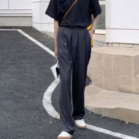 Quần Âu The YVIEN YV06 Kaki Mềm Ống Rộng Vibe Hàn Quốc Casual Menwear SP03