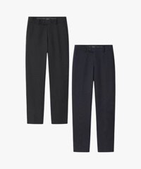 Quần Âu Tím Than/Đen Cao Cấp Chống Nhăn, Chống Bám Bẩn 9QAUS519TTT/DEN