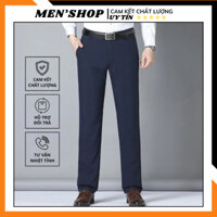 Quần Âu Trung Niên  ống Suông rộng vải co giãn Chất Vải Cao Cấp Thấm Hút Tốt, Trẻ Trung Sang Trọng